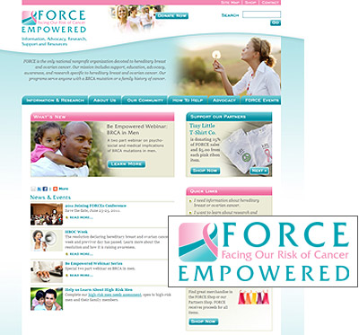 FORCE's 2010 Website and logo